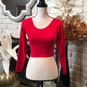 Fabulous red American Apparel top!
